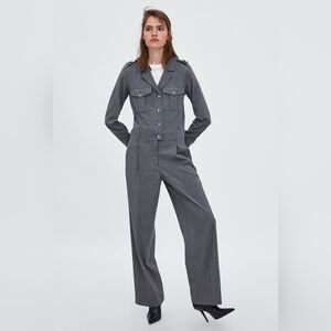 Zara grey boilersuit size S